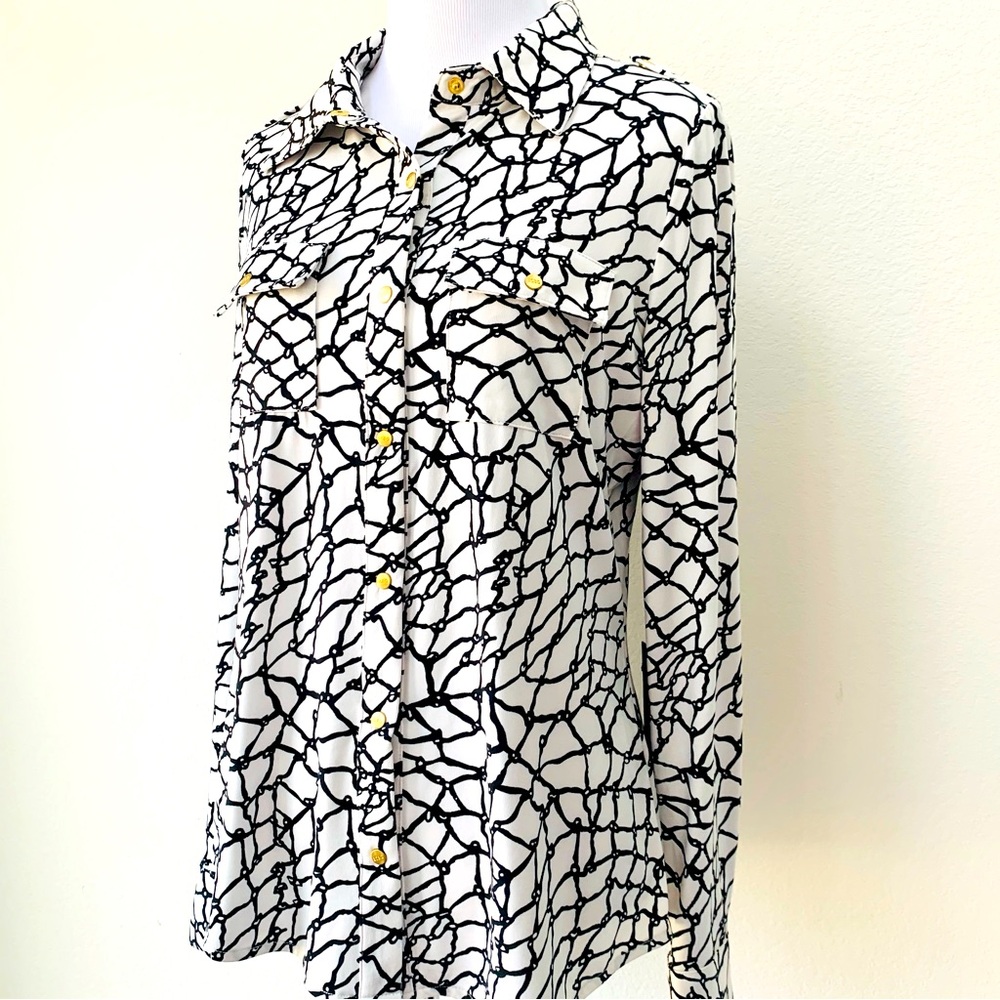 New! BCBGMAXAZRIA Military Top, PL